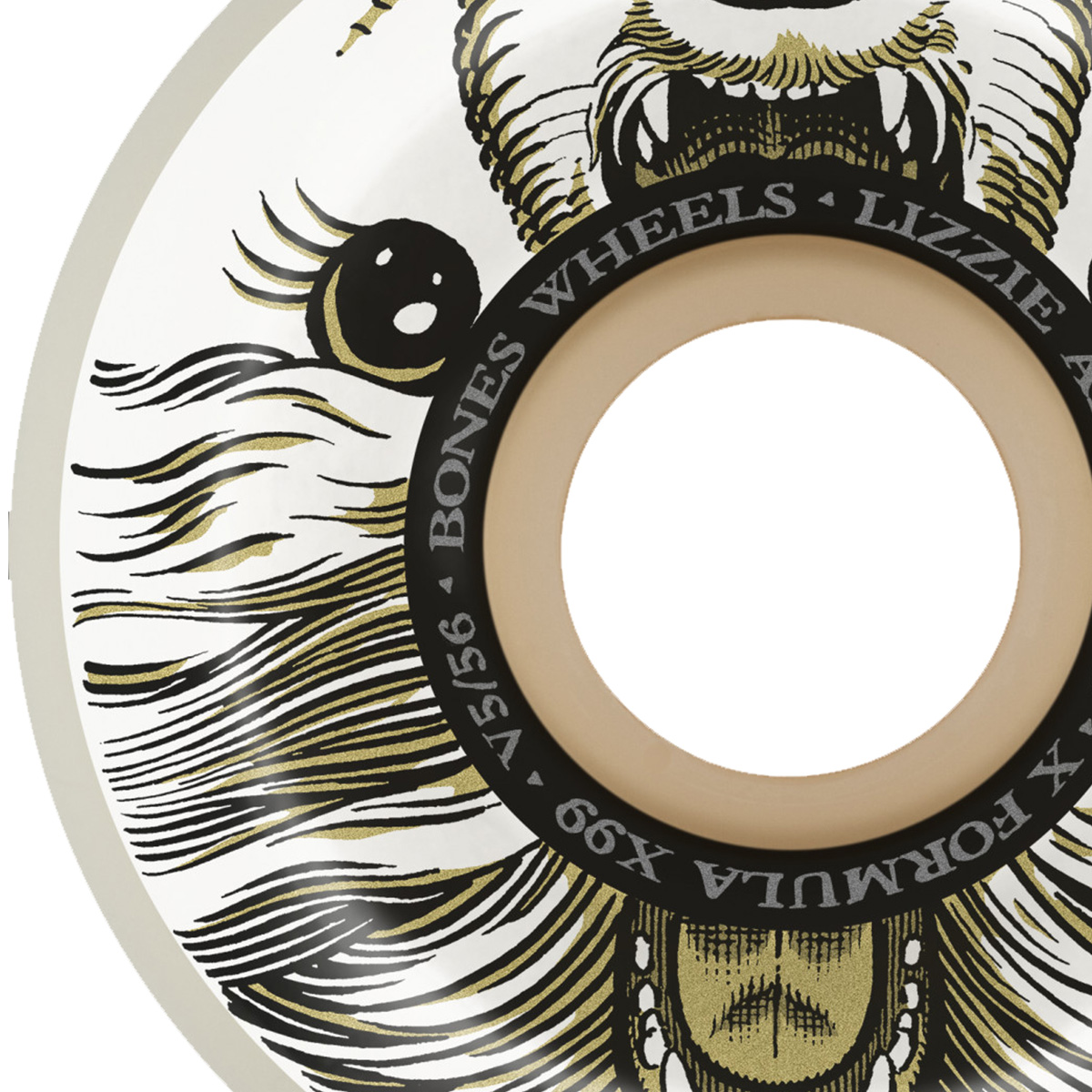 Bones X Formula Lizzy Alma Mutter V5 Sidecut Wheels 99A 56mm Bones X Formula Lizzy Alma Mutter V5 Sidecut Wheels 99A 56mm