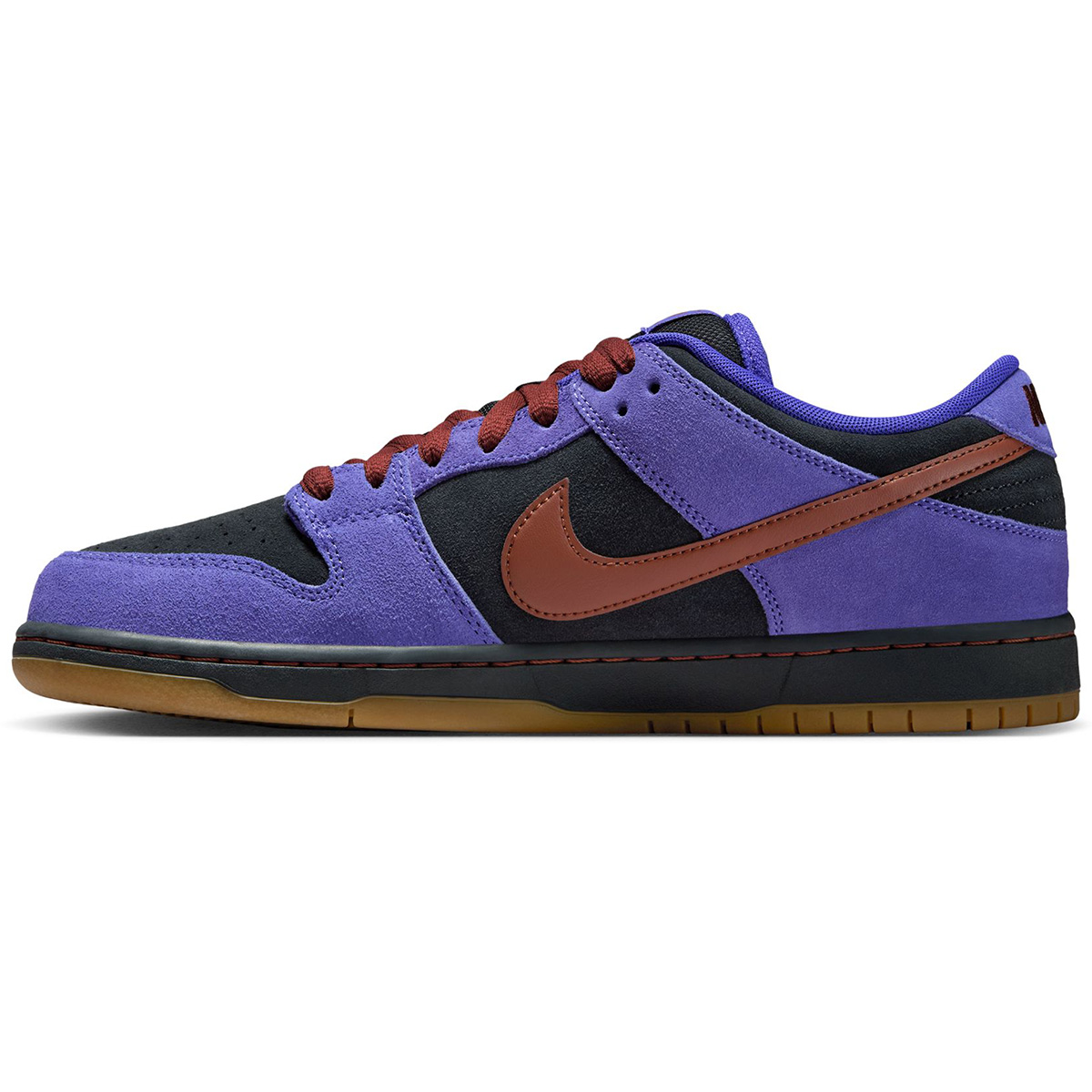 Nike SB Dunk Low Pro Persian Violet/Cinnamon-Off Noir-Gum Med Brown