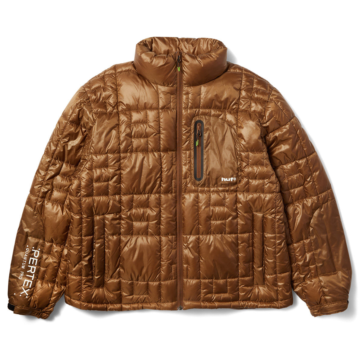 HUF Pertex Puffer Jacket Russet HUF Pertex Puffer Jacket Russet