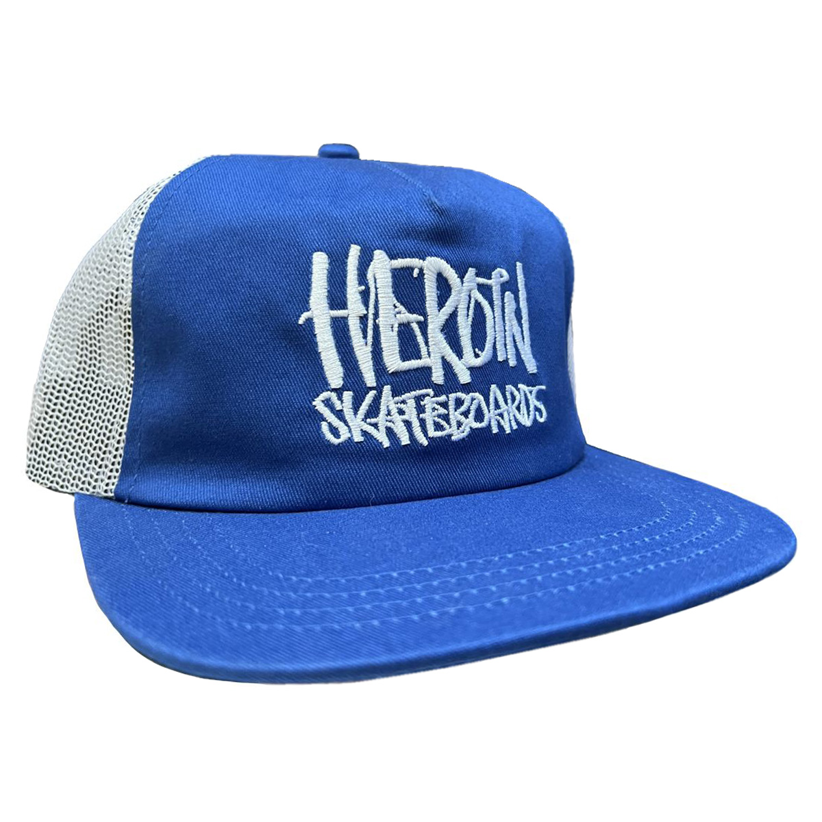 Heroin Marker Trucker Cap Royal Blue 