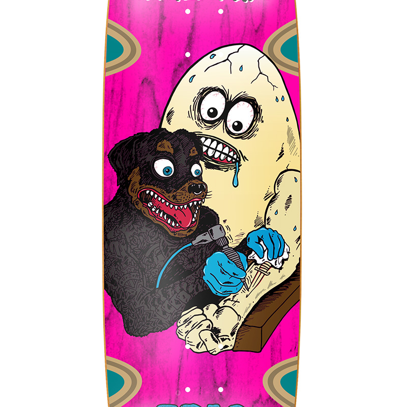 Heroin Dressen Guest Egg Skateboard Deck 9.75