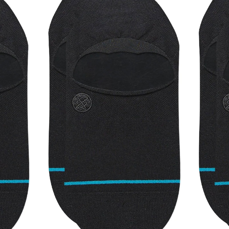 Stance Icon No Show Socks Black 3-Pack