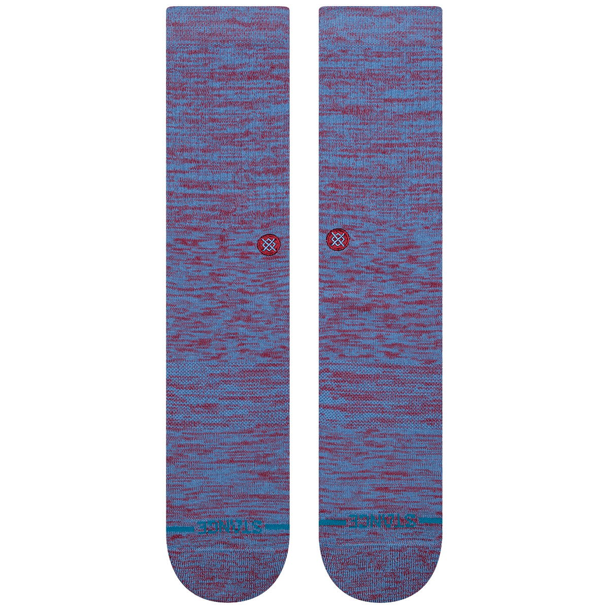 Stance Marled Crew Socks Capri Blue