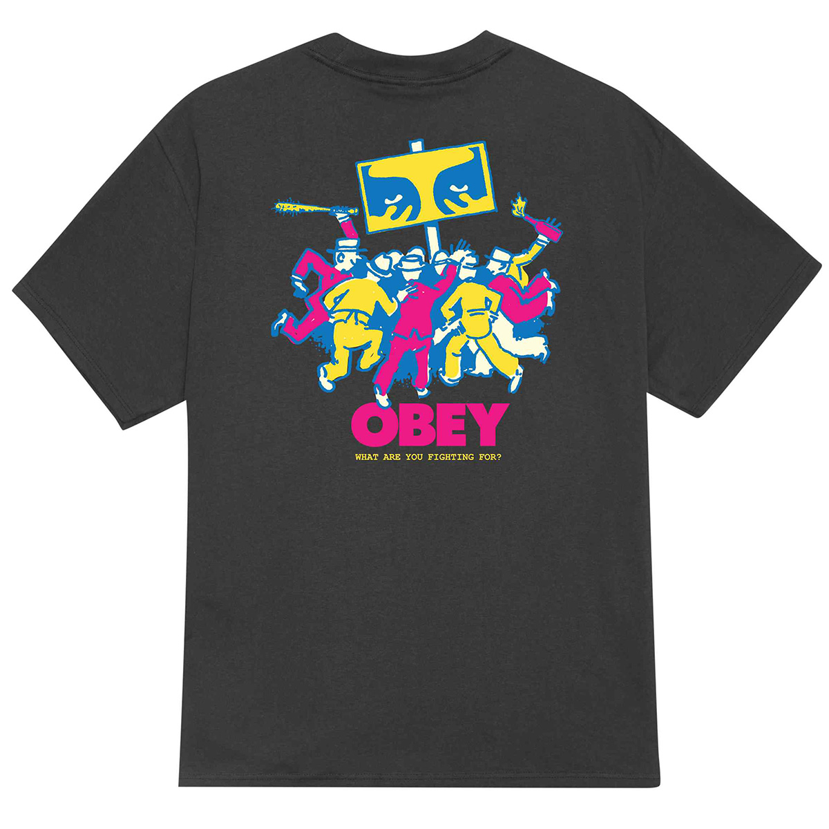 Obey Steady Mobbin' T-Shirt Vintage Black Obey Steady Mobbin' T-Shirt Vintage Black