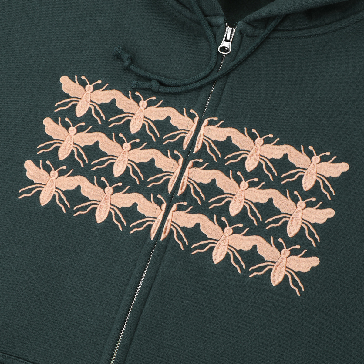 Pass Port Scissorcraft Zip Hooded Sweater Seaweed