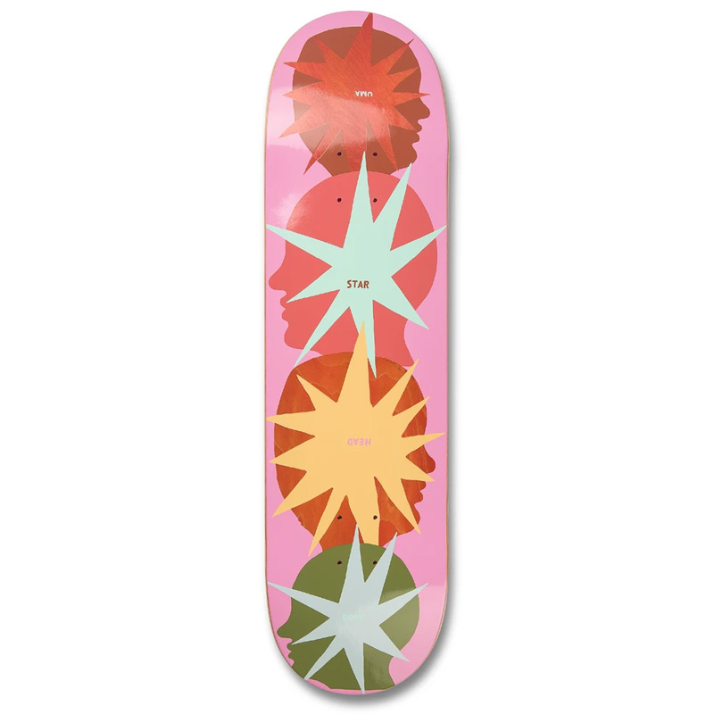 UMA Landsleds Star Head Buddie Skateboard Deck 8.5