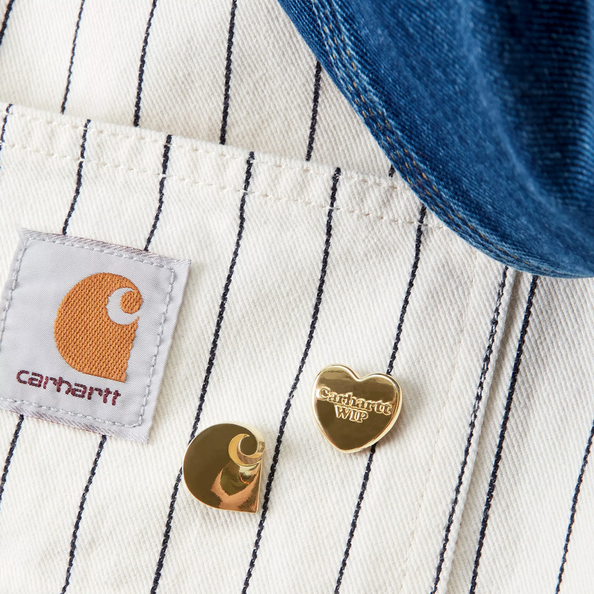Carhartt WIP Pins Set Gold Carhartt WIP Pins Set Gold