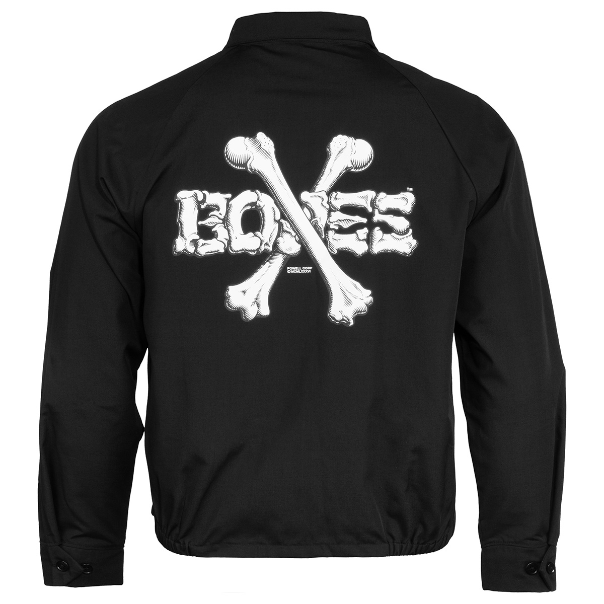 Powell Peralta Cross Bones Gas Jacket Black Powell Peralta Cross Bones Gas Jacket Black