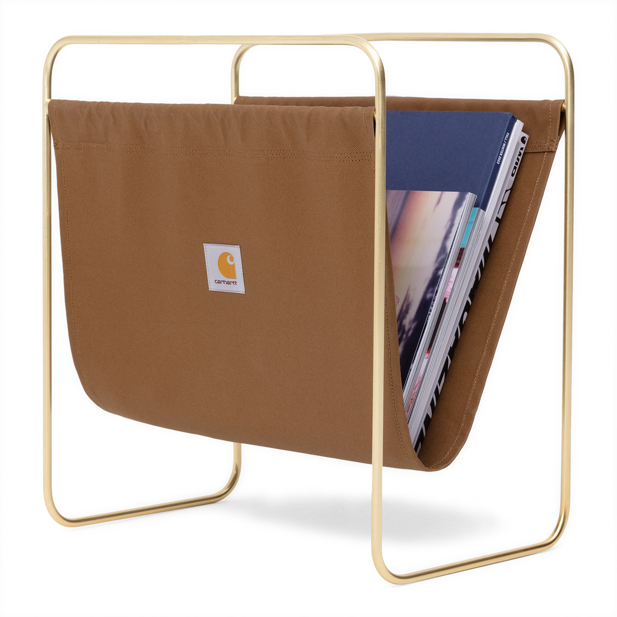 Carhartt WIP Canvas Magazine Stand Hamilton Brown Carhartt WIP Canvas Magazine Stand Hamilton Brown