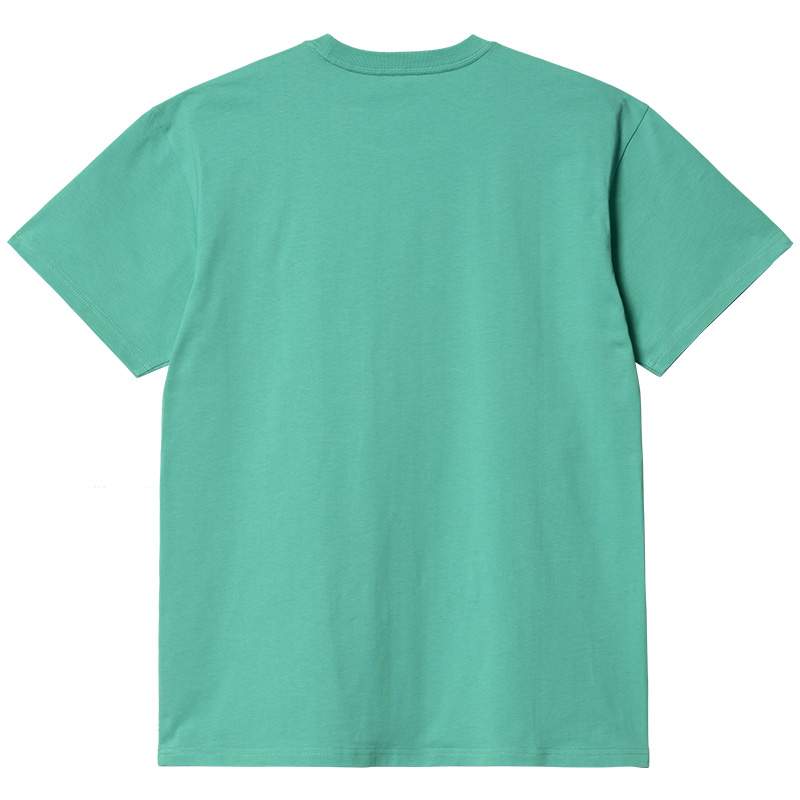 Carhartt WIP Chase T-Shirt Aqua Green/Gold