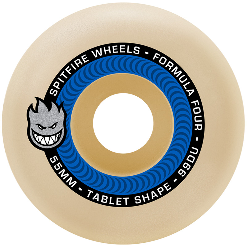 Spitfire Formula Four Tablets Wheels Natural 99D 52mm