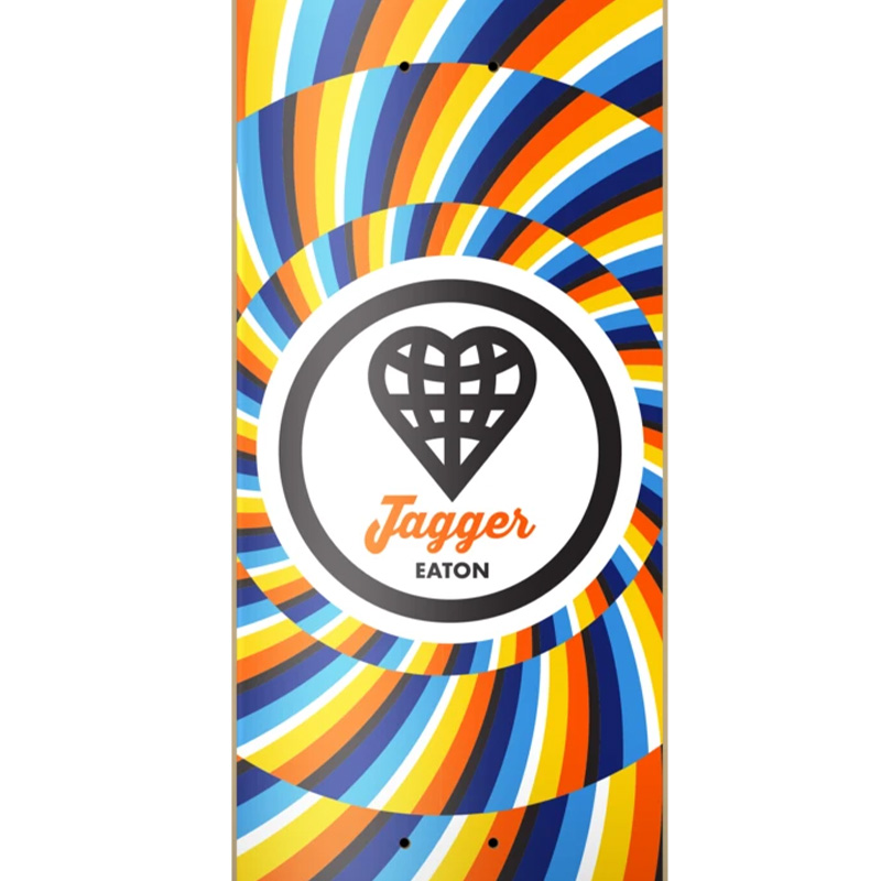 Heart Supply Jagger Eaton Trinity Tie Dyed Dyed Veneer Impact Light Deck 8.0