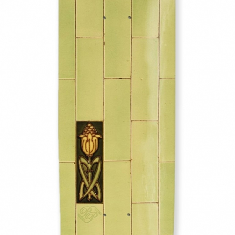Pass Port Tile Life Skateboard Deck Lime 8.0 Pass Port Tile Life Skateboard Deck Lime 8.0