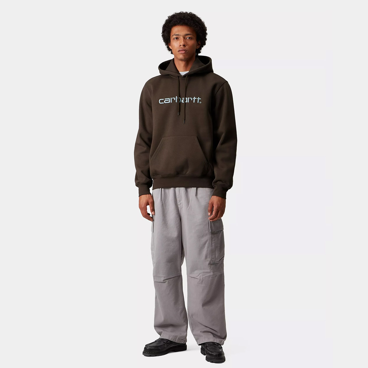 Carhartt WIP Carhartt Hooded Sweater Vitola/Citadel Carhartt WIP Carhartt Hooded Sweater Vitola/Citadel