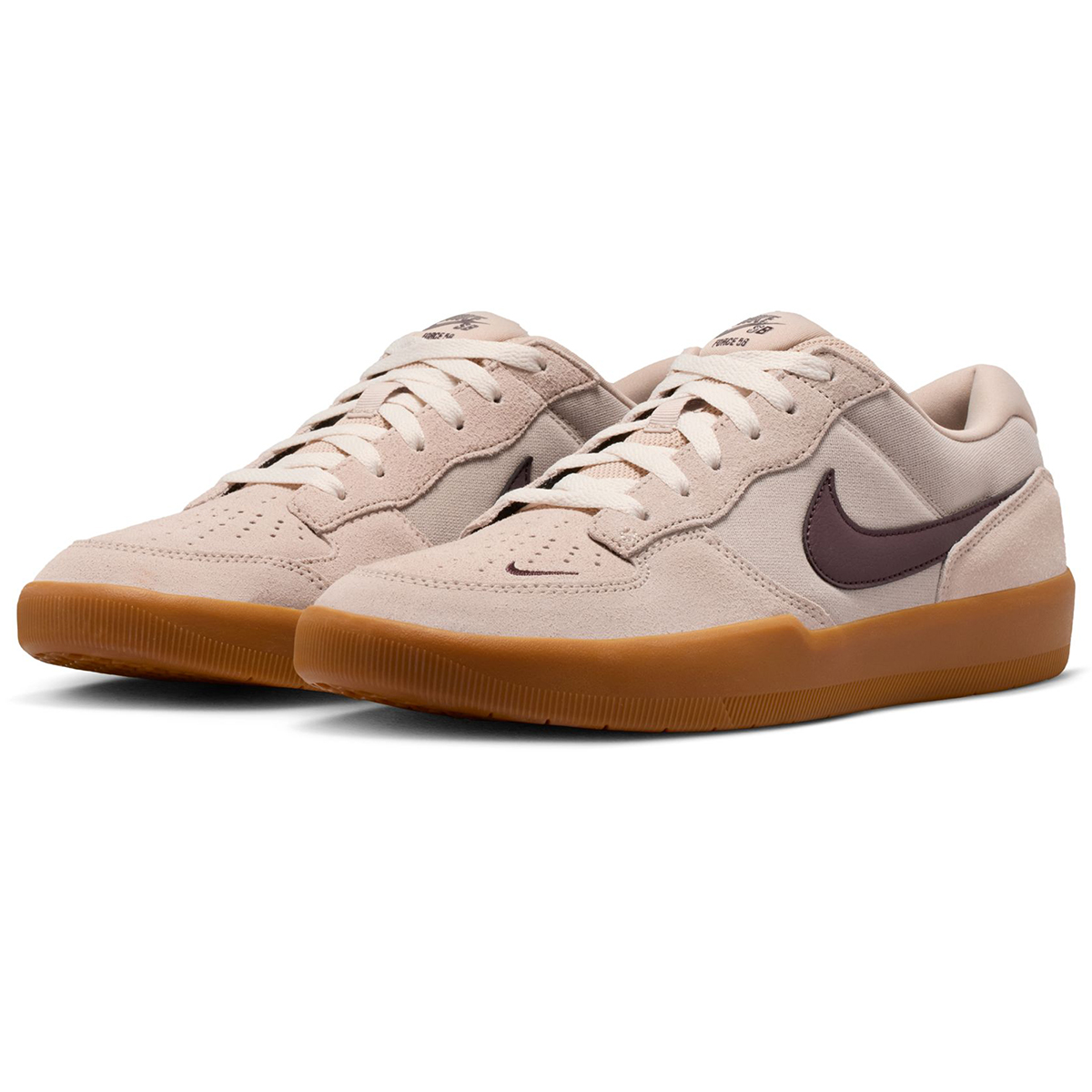 Nike SB Force 58 Cream Ii/Burgundy Crush-Gum Lt Brown-Phantom