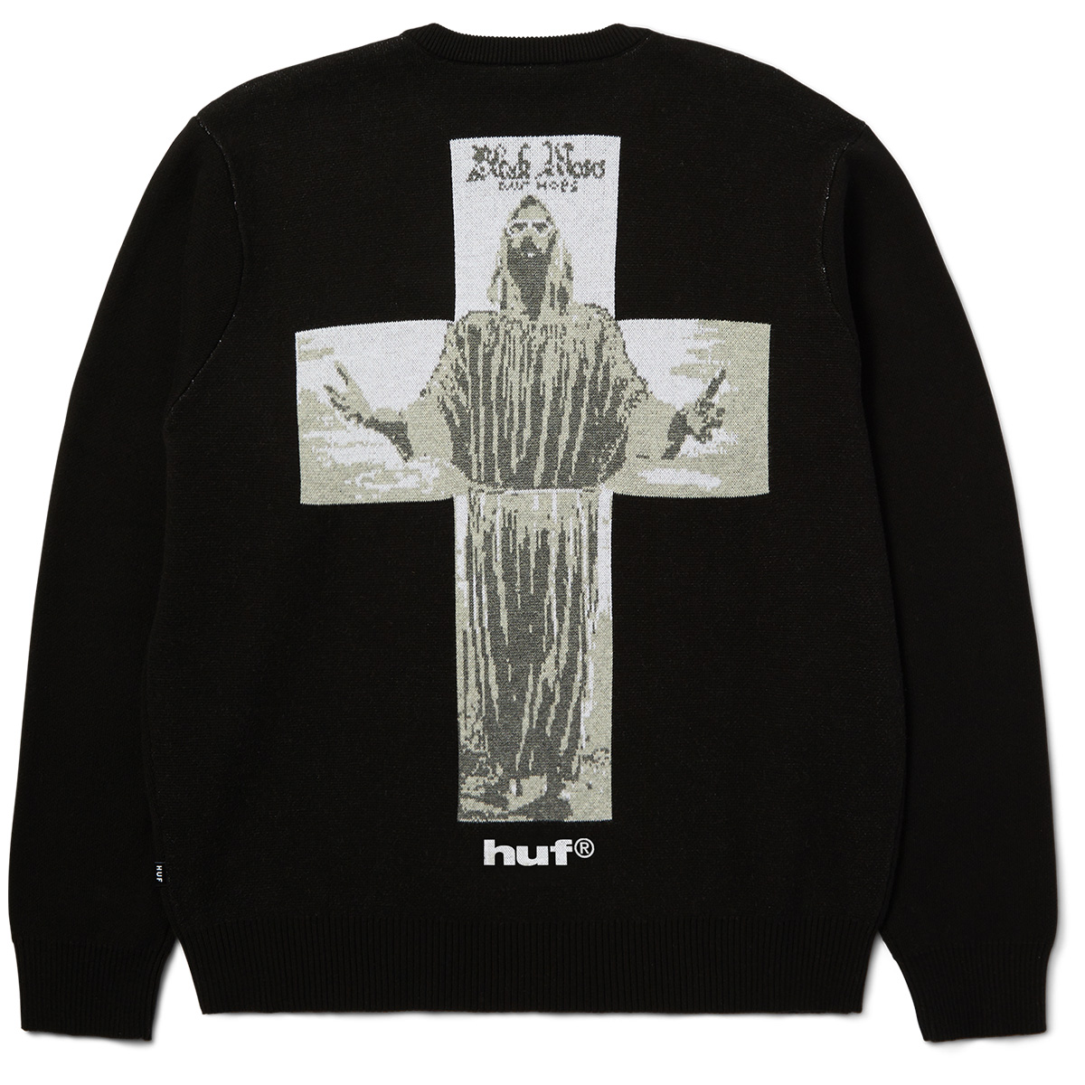 HUF Black Moses Knit Sweater Black