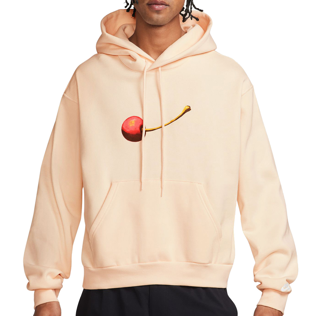 Nike SB Fleece Hoodie Cherry Guava Ice/White Nike SB Fleece Hoodie Cherry Guava Ice/White