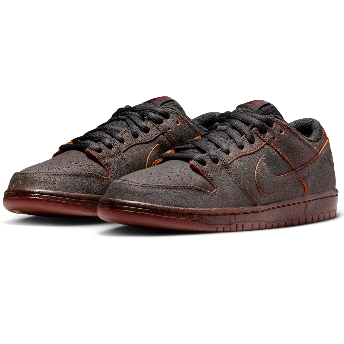 Nike SB Dunk Low Pro PRM Dk Smoke Grey/Campfire Orange-Black-Cinnamon-Picante Red