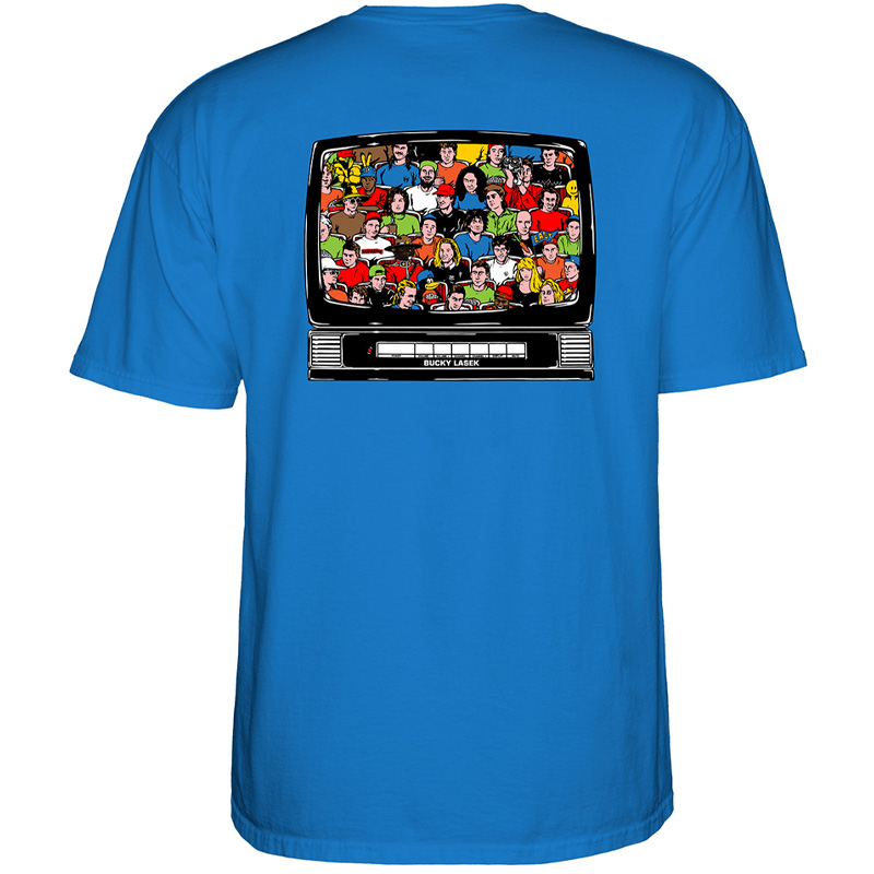 Powell Peralta Bucky Lasek Stadium T-shirt Royal Blue Powell Peralta Bucky Lasek Stadium T-shirt Royal Blue