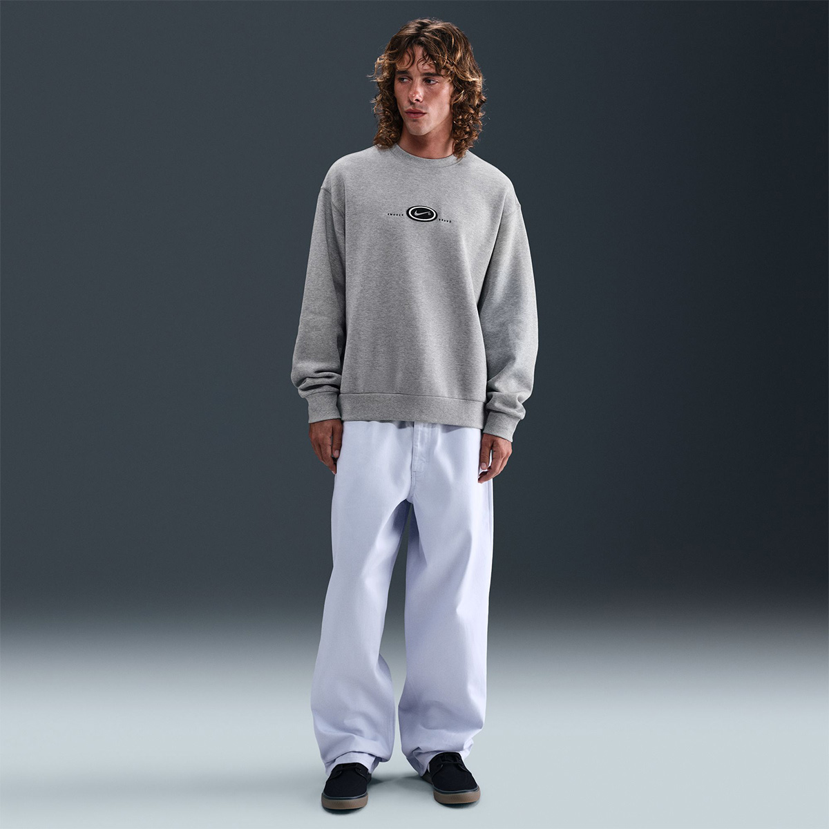 Nike SB Fleece Crewneck Sweater BB Koston Dark Grey Heather