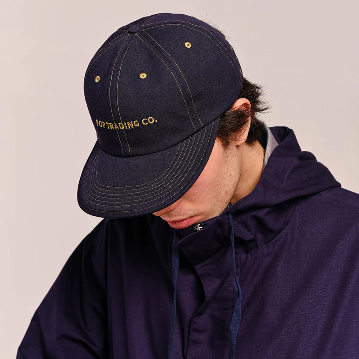 POP Flexfoam Sixpanel Hat Dark Navy