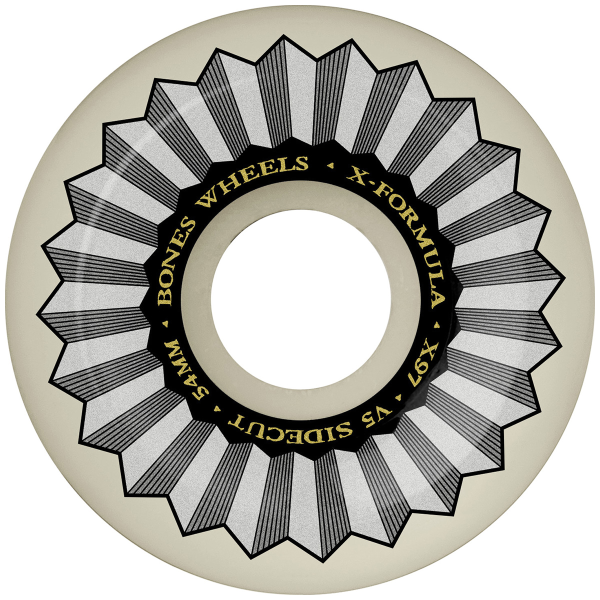 Bones X Formula V5 Sidecut Wheels 97A 54mm Bones X Formula V5 Sidecut Wheels 97A 54mm