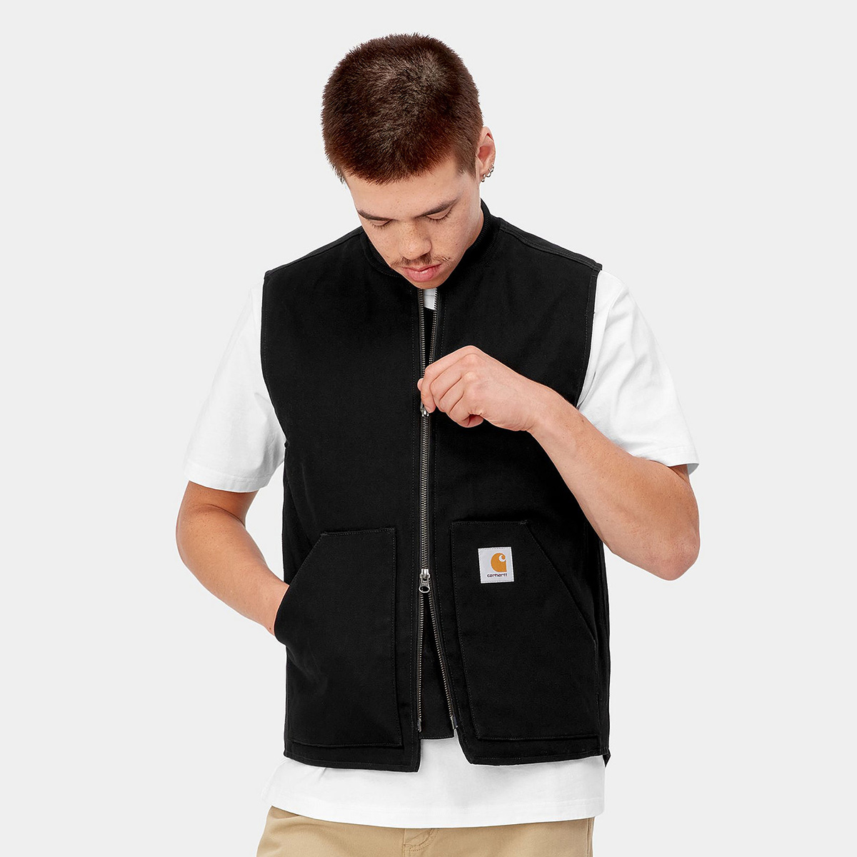 Carhartt WIP Classic Vest Black Rigid Carhartt WIP Classic Vest Black Rigid