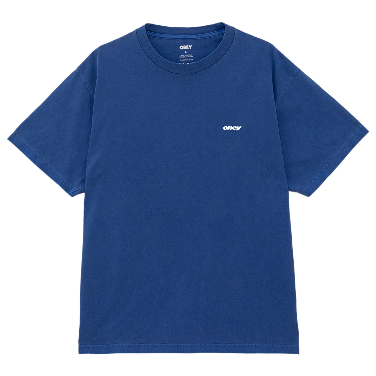 Obey Bounce T-Shirt Pigment Electric Indigo