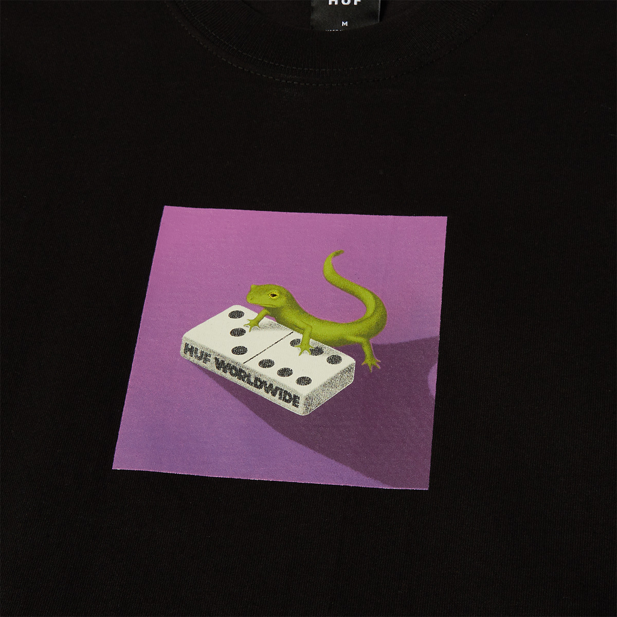 HUF Gecko T-Shirt Black HUF Gecko T-Shirt Black