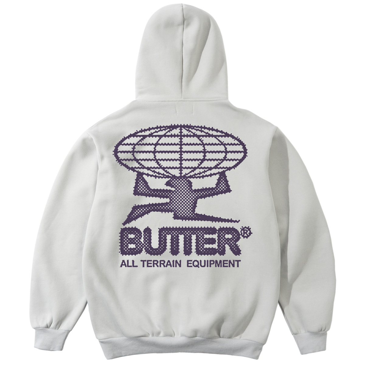 Butter Goods Terrain Hooded Sweater Cement