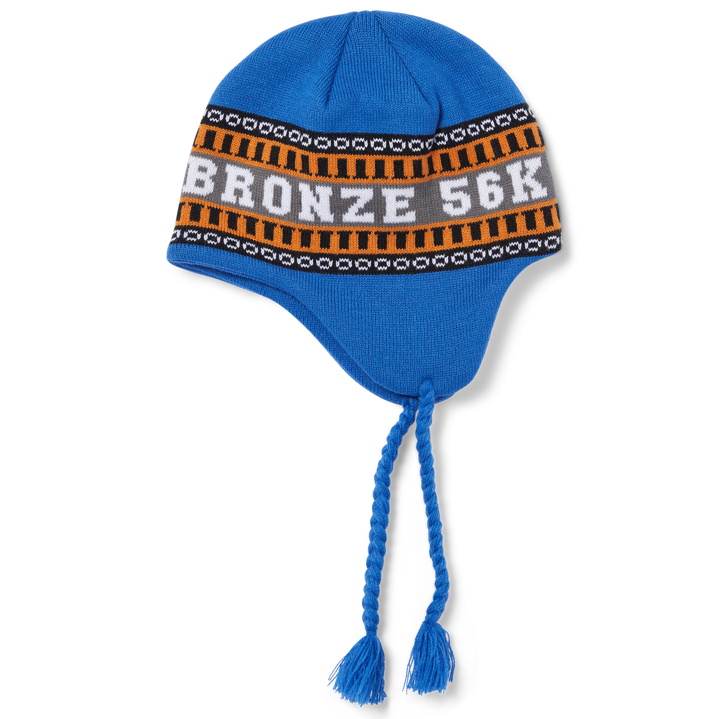 HUF X Bronze 56K Flap Beanie Blue