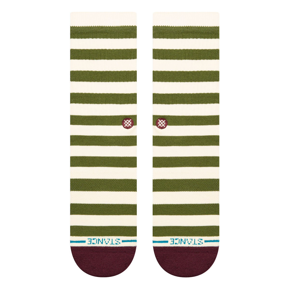 Stance Breton Crew Socks Green Stance Breton Crew Socks Green