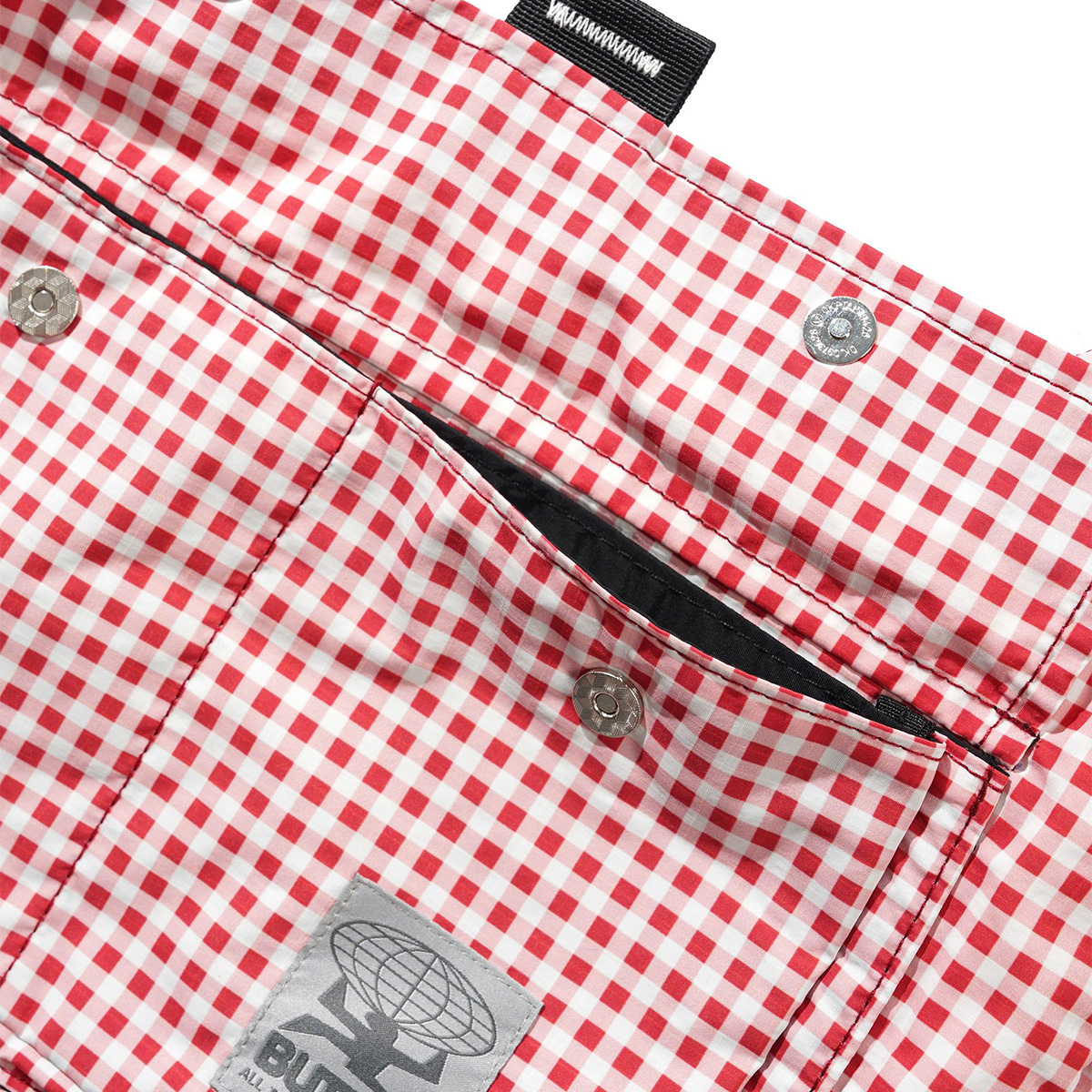 Butter Goods Crossbody Bag Red Gingham