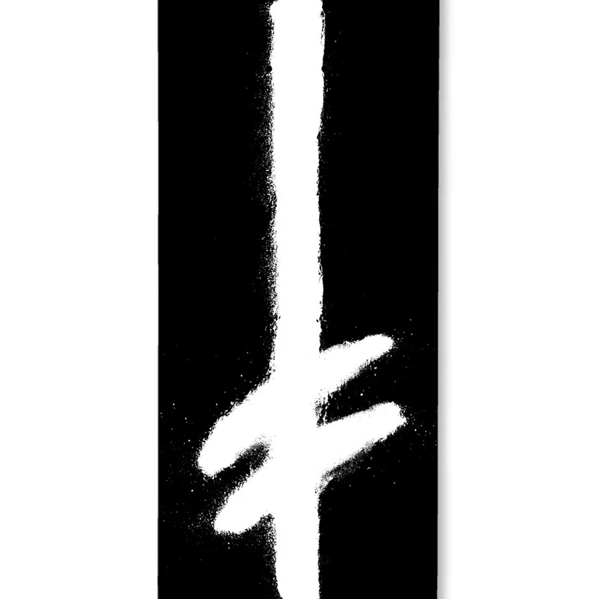 Deathwish Gang Spray Black/White Skateboard Deck 8.25
