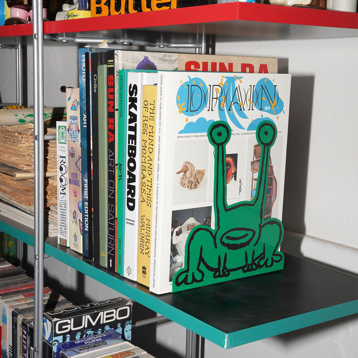 Butter Goods x Daniel Johnston Jeremiah Bookend Green
