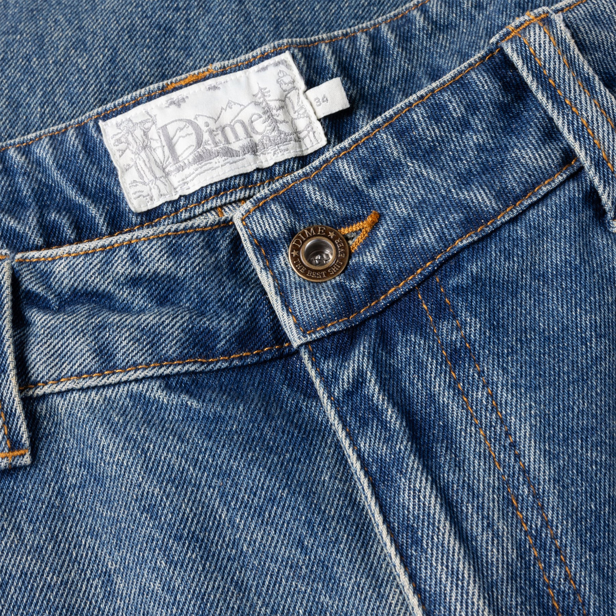 Dime Classic Baggy Denim Pants Sandblasted indigo Dime Classic Baggy Denim Pants Sandblasted indigo