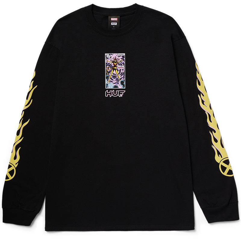 HUF X X-Men Phoenix Rising Longsleeve T-Shirt Black
