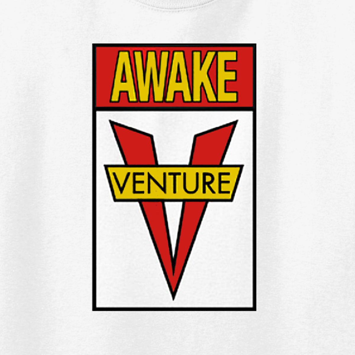 Venture Awake T-Shirt White/Red Venture Awake T-Shirt White/Red
