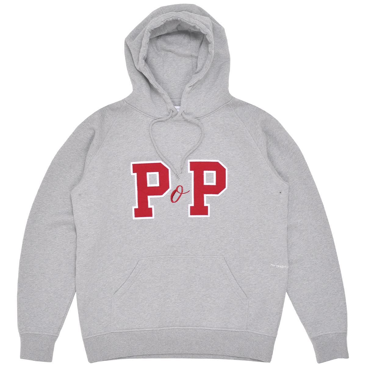POP College P Hooded Sweater Grey Heather POP College P Hooded Sweater Grey Heather