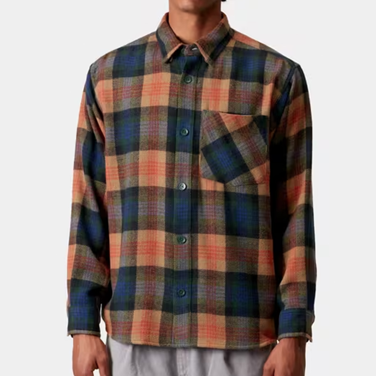 Carhartt WIP Dern Longsleeve Shirt Dern Check Sycamore Tree