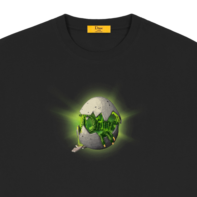 Dime Classic Dino Egg T-Shirt Black Dime Classic Dino Egg T-Shirt Black