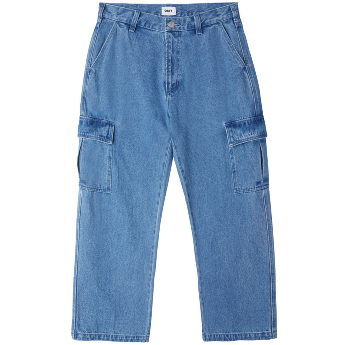 Obey Big Wig Cargo Denim Pant Light Indigo