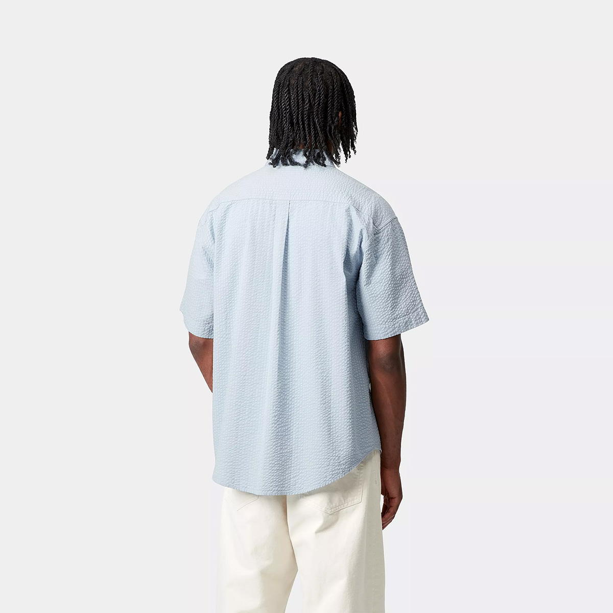 Carhartt WIP Toland Shirt Toland Stripe Blue Fog Carhartt WIP Toland Shirt Toland Stripe Blue Fog