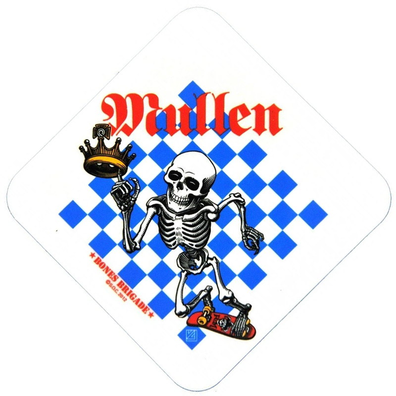 Powell Peralta Bones Brigade Rodney Mullen Chess Sticker Powell Peralta Bones Brigade Rodney Mullen Chess Sticker
