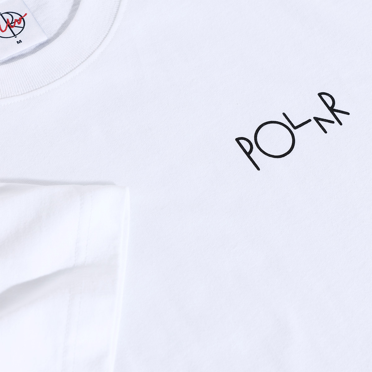 Polar Happy Sad Fill Logo T-Shirt White