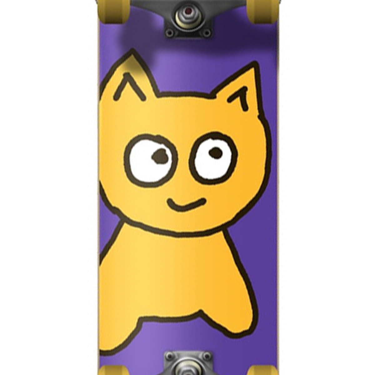 Meow Big Cat Complete Skateboard Purple 7.0