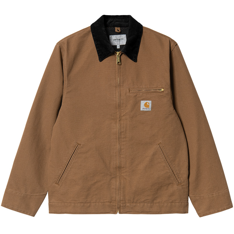 Carhartt WIP Detroit Jacket Hamilton Brown/Black Rinsed Carhartt WIP Detroit Jacket Hamilton Brown/Black Rinsed