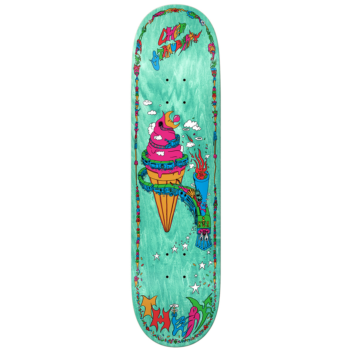 There Cher Sam Ryser Series Skateboard Deck 8.25