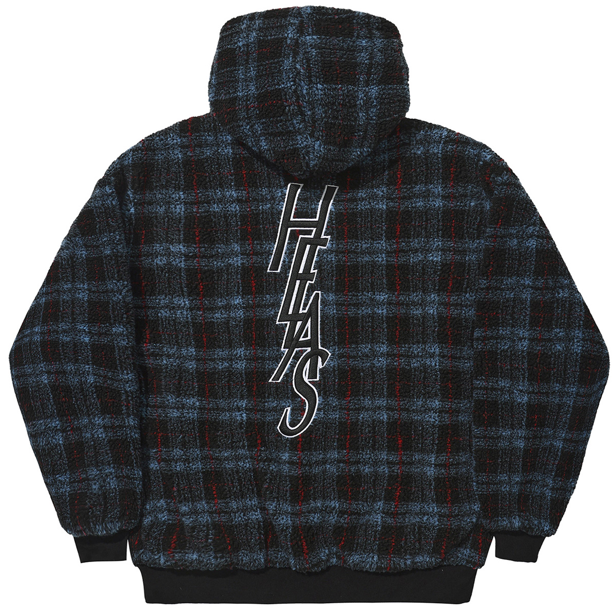 Helas Ocaro Reversible Checkered Full Zip Jacket Navy/Black