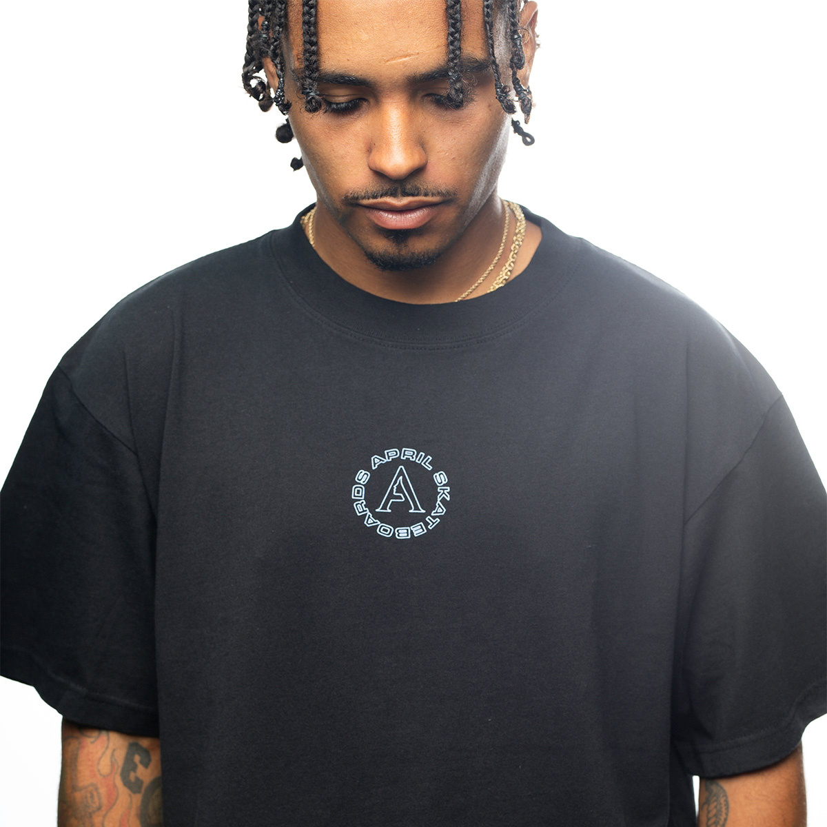 April Full Circle T-shirt Black April Full Circle T-shirt Black